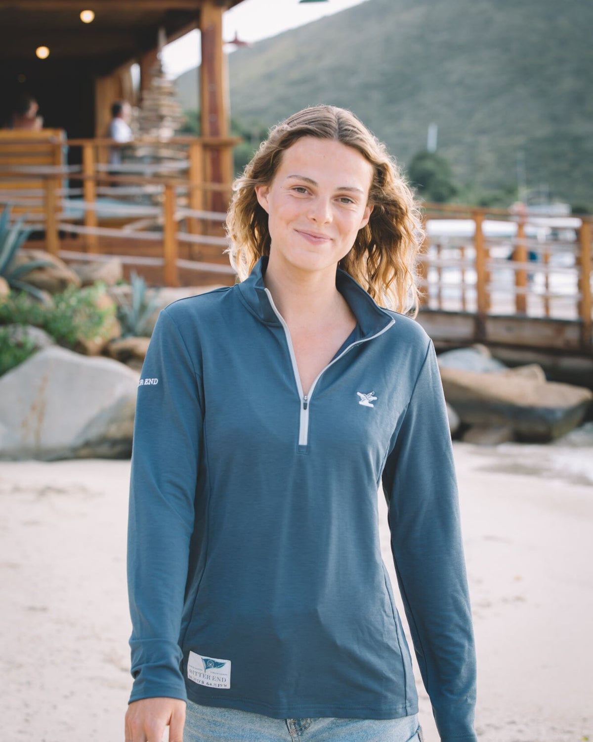 Women’s Après Sail 1/4 Zip-Tops-Bitter End Provisions