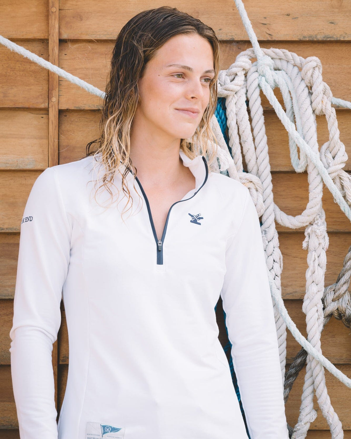 Women’s Après Sail 1/4 Zip-Tops-Bitter End Provisions