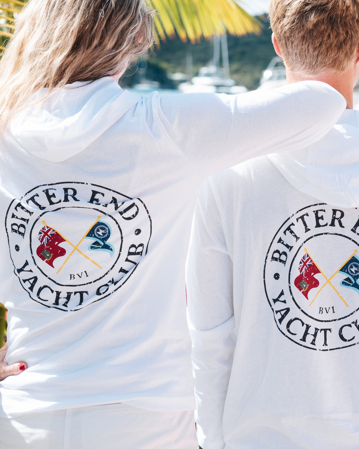 Adult Unisex Cross Flags Cotton Hoodie-Tops-Bitter End Provisions