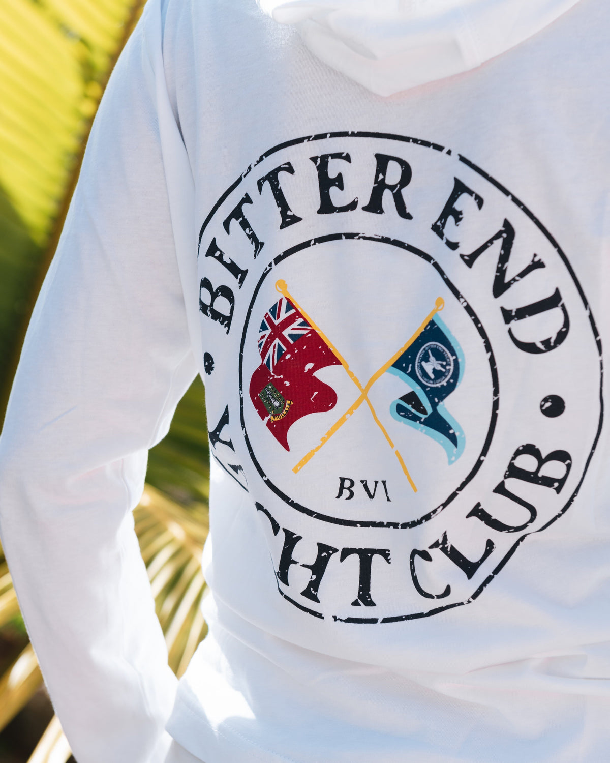 Adult Unisex Cross Flags Cotton Hoodie-Tops-Bitter End Provisions