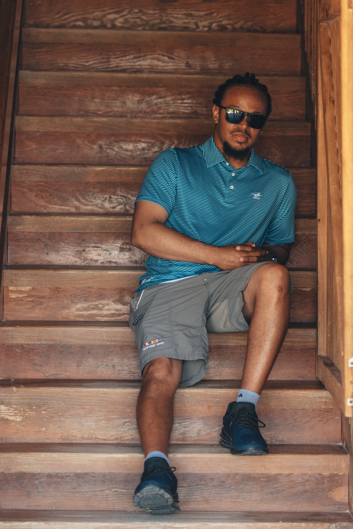 Men's Bitter End Performance Polo | Various Prints-Tops-Bitter End Provisions