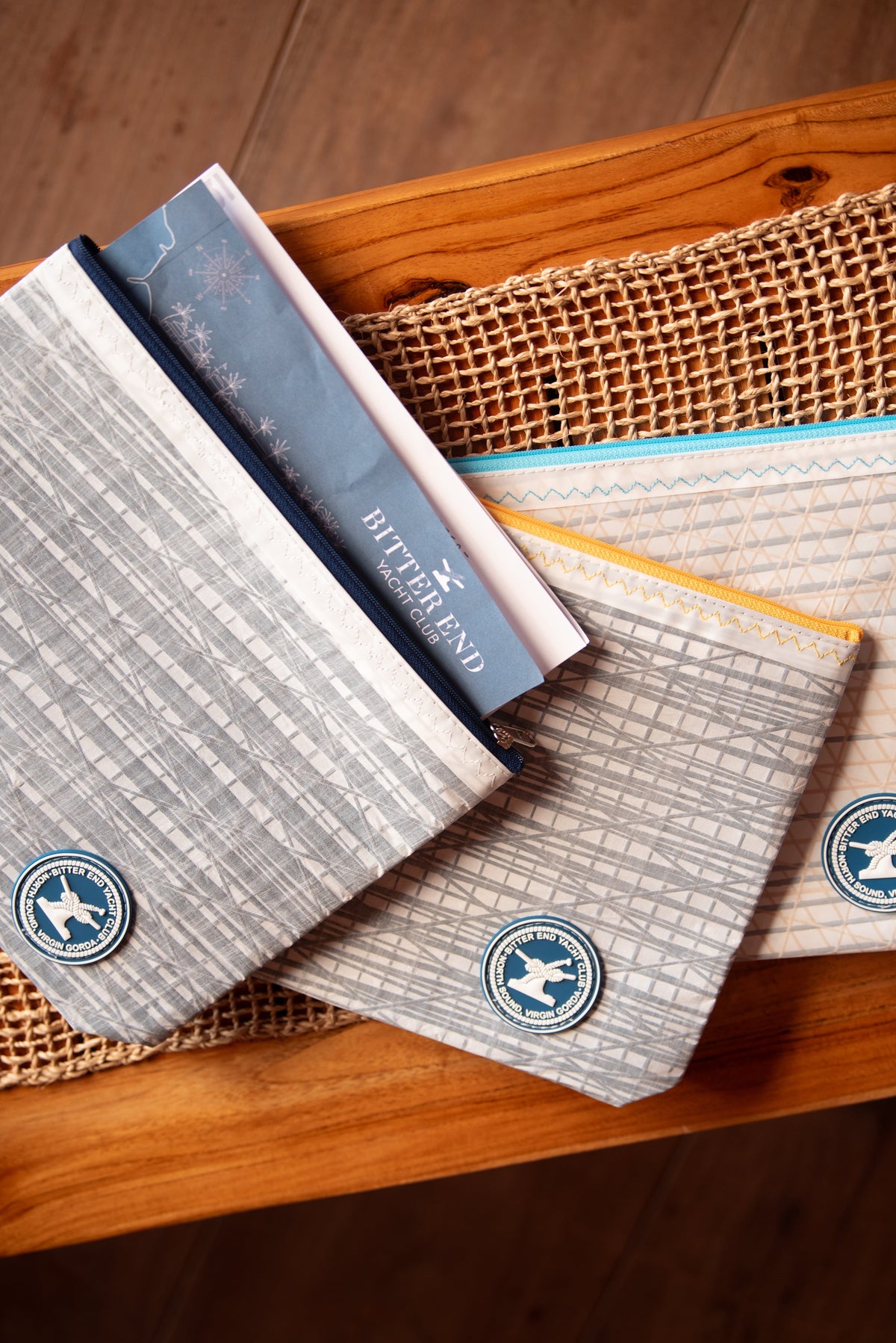 Bitter End Recycled Sail Cloth Zip-Pouch by Doyle Sails-Lunch Boxes & Totes-Bitter End Provisions