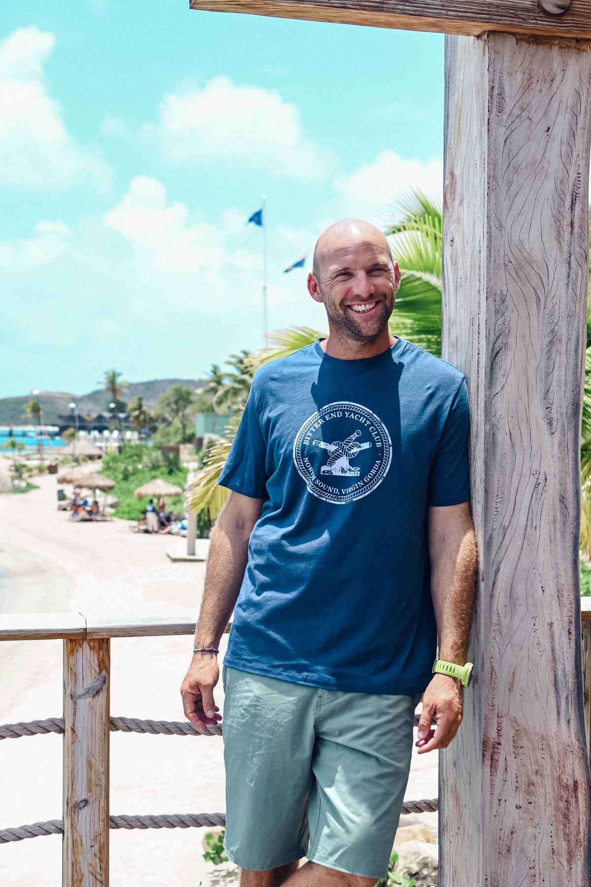 Men's Bitter End Classic Tee | Washed Navy-Tops-Bitter End Provisions