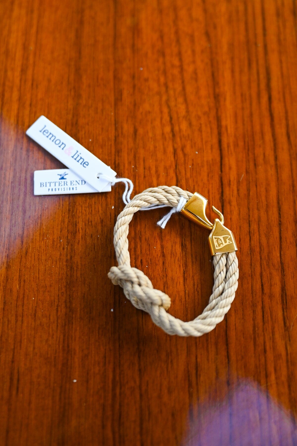 Bitter End Vineyard Vintage Lemon & Line Bracelet-Accessories-Bitter End Provisions