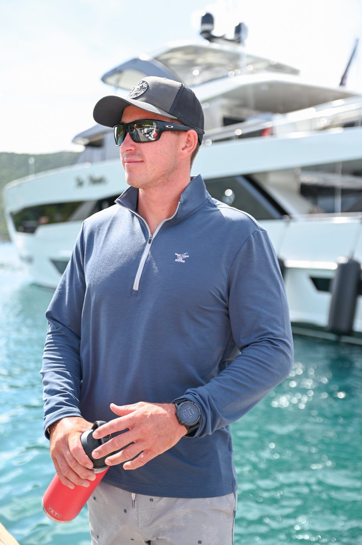 Men's Après Sail 1/4 Zip-Tops-Bitter End Provisions