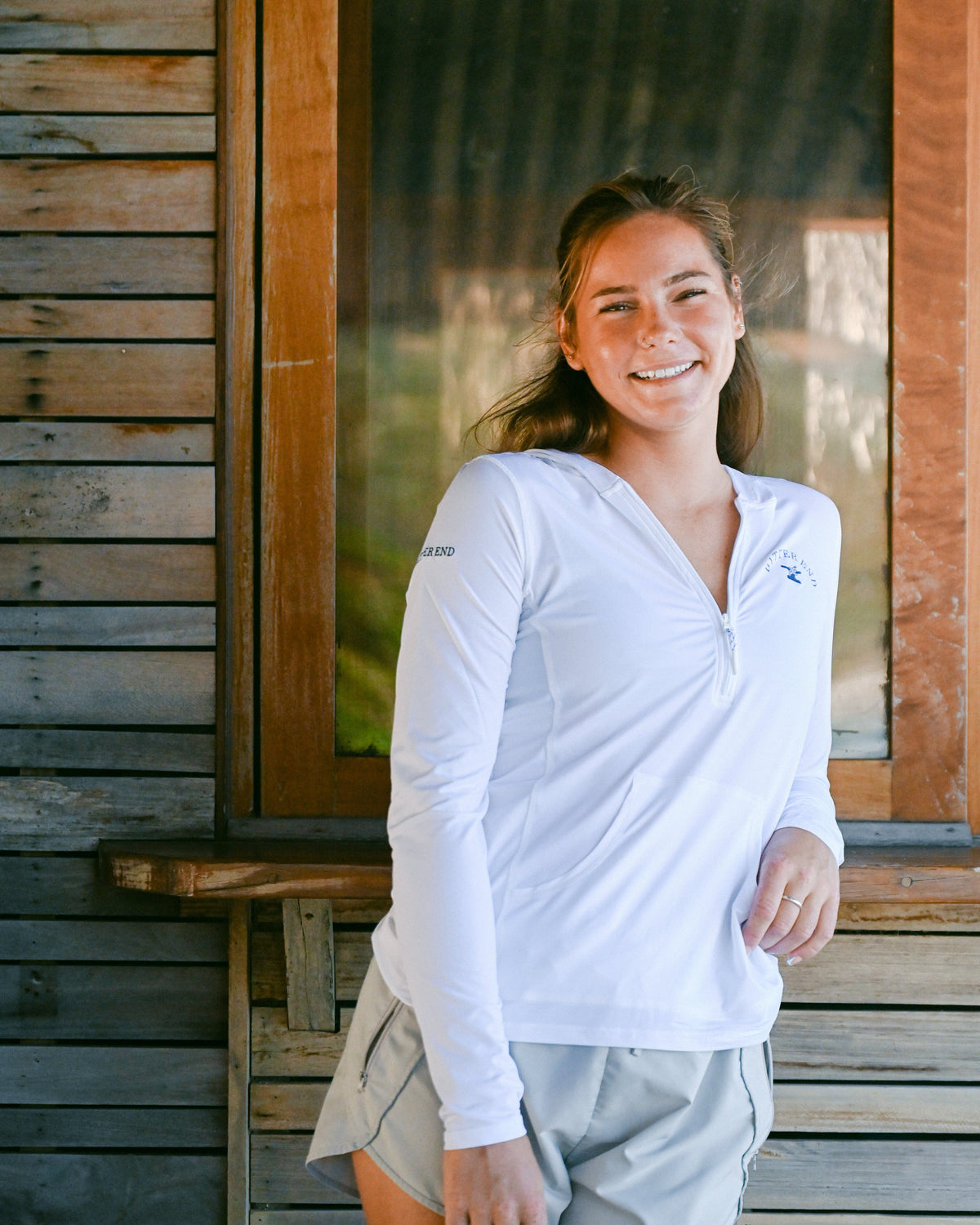 Women's Cross Flags Dritek Hoodie-Tops-Bitter End Provisions