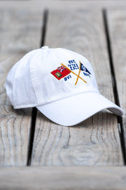 BVI & Bitter End Cross Flags Cap | X-Large Size-Accessories-Bitter End Provisions