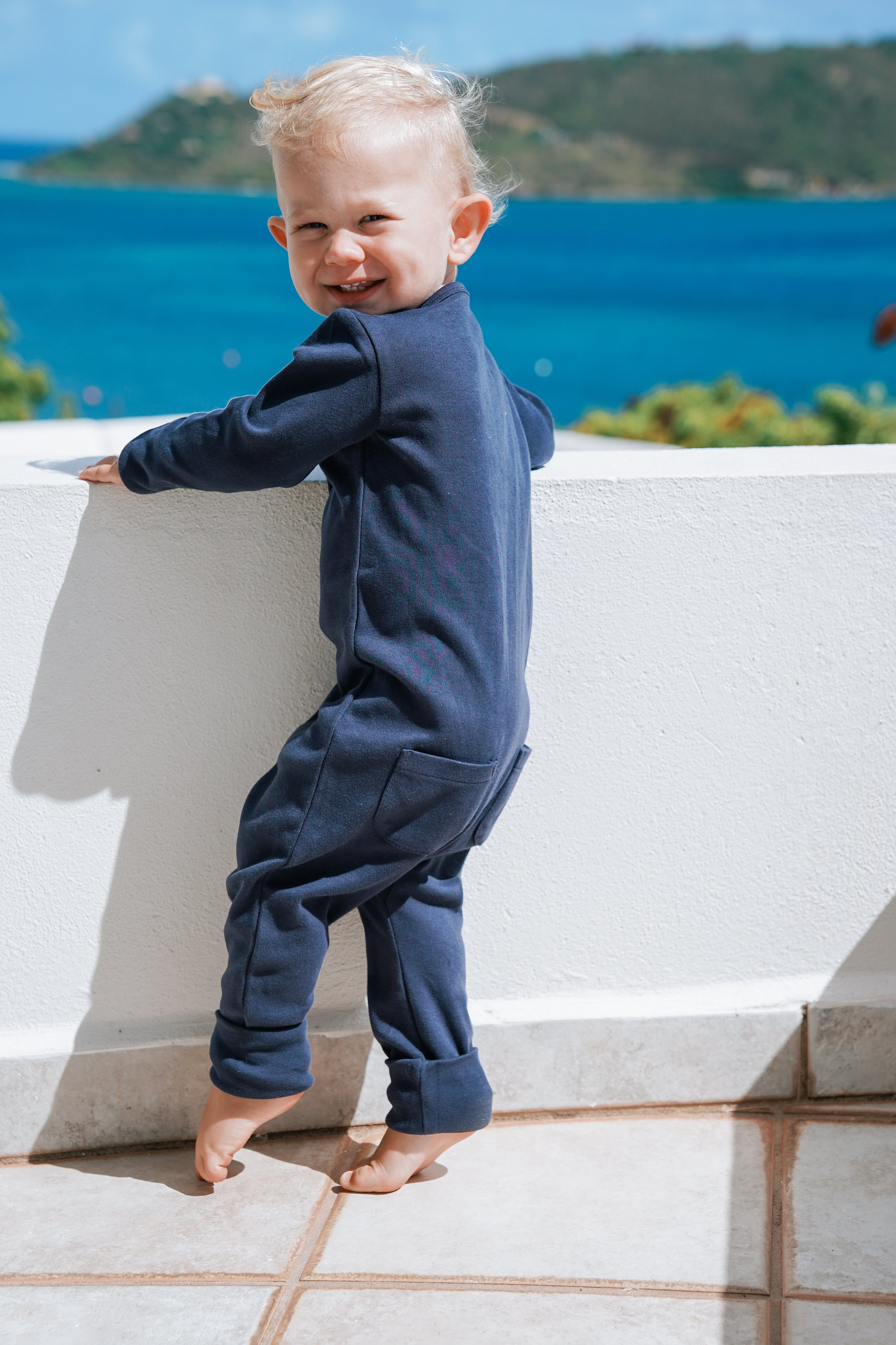Bitter End Baby Footless 2-Way Zip Romper-Baby-Bitter End Provisions