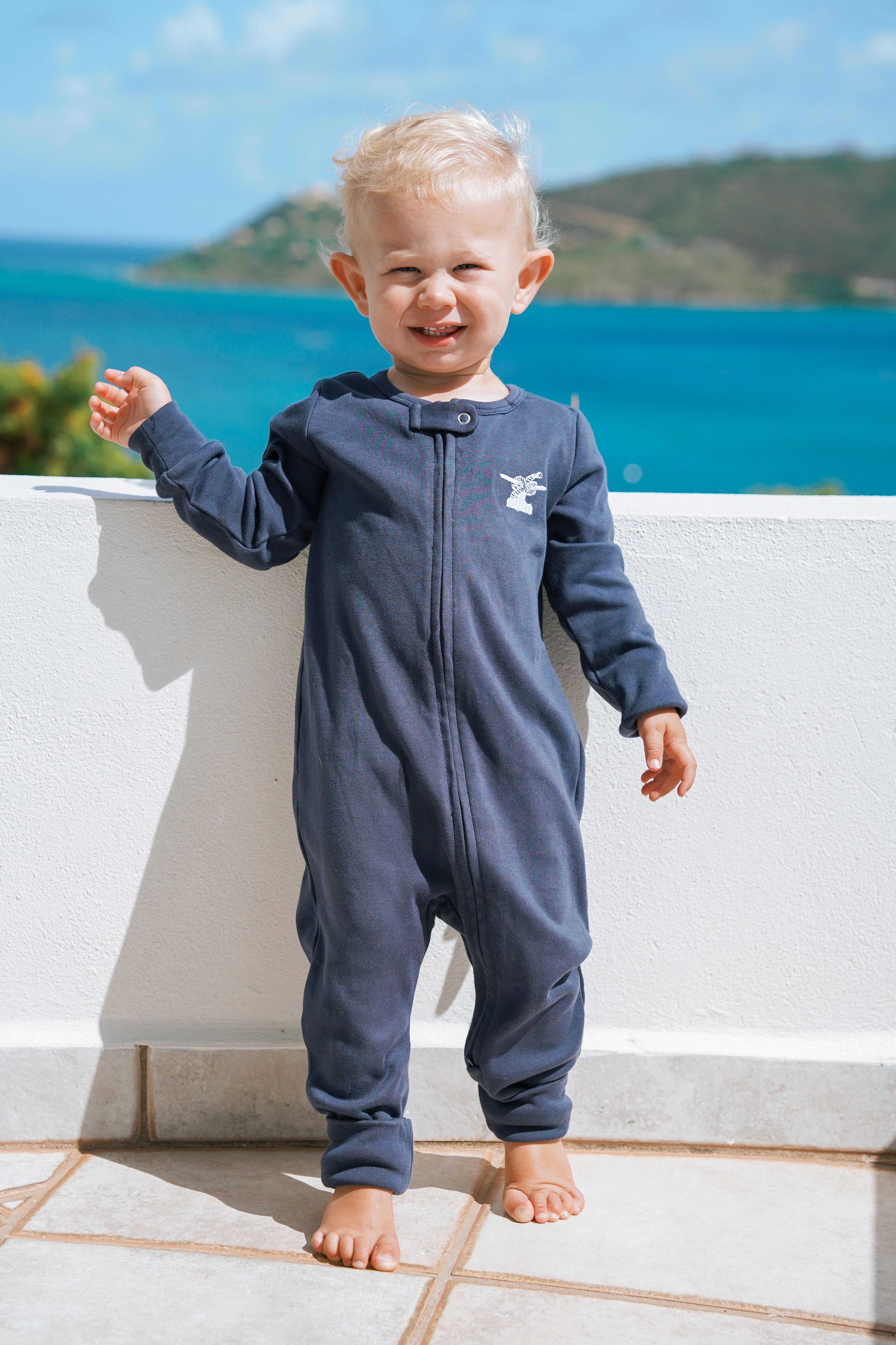 Bitter End Baby Footless 2-Way Zip Romper-Baby-Bitter End Provisions