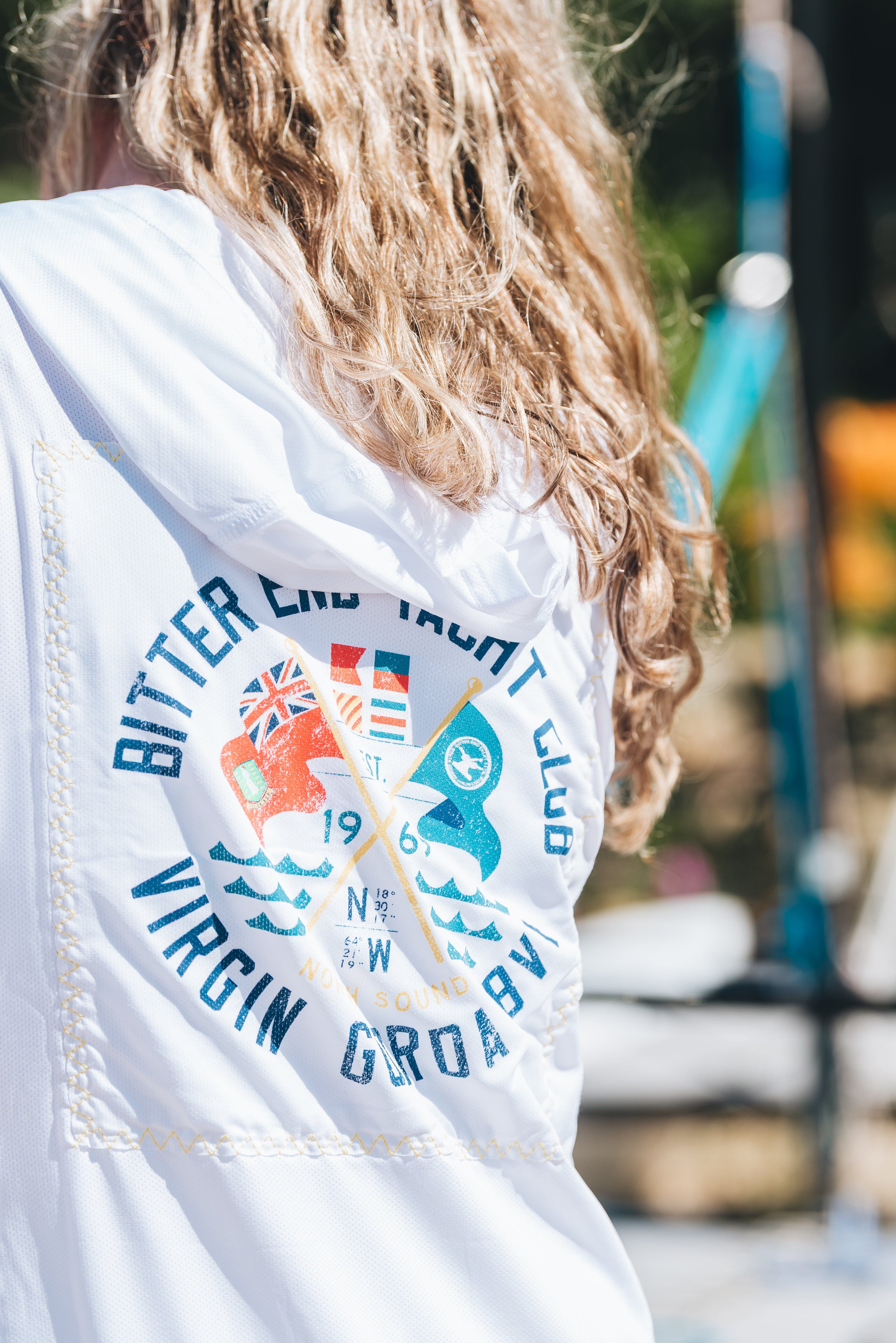 Women's Cross Flags Patch Dritek Hoodie Dress-Dresses-Bitter End Provisions