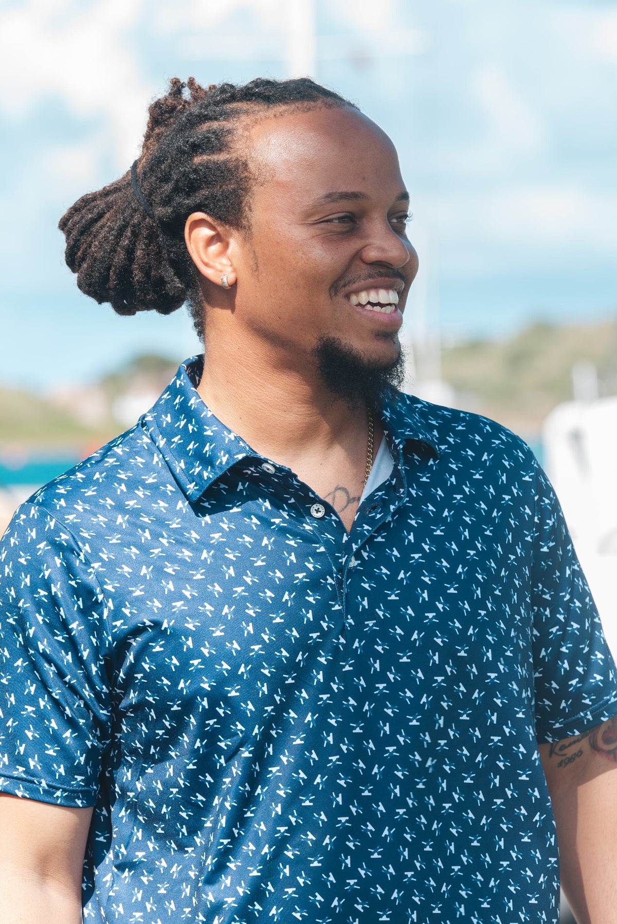 Men's Bitter End Performance Polo | Various Prints-Tops-Bitter End Provisions