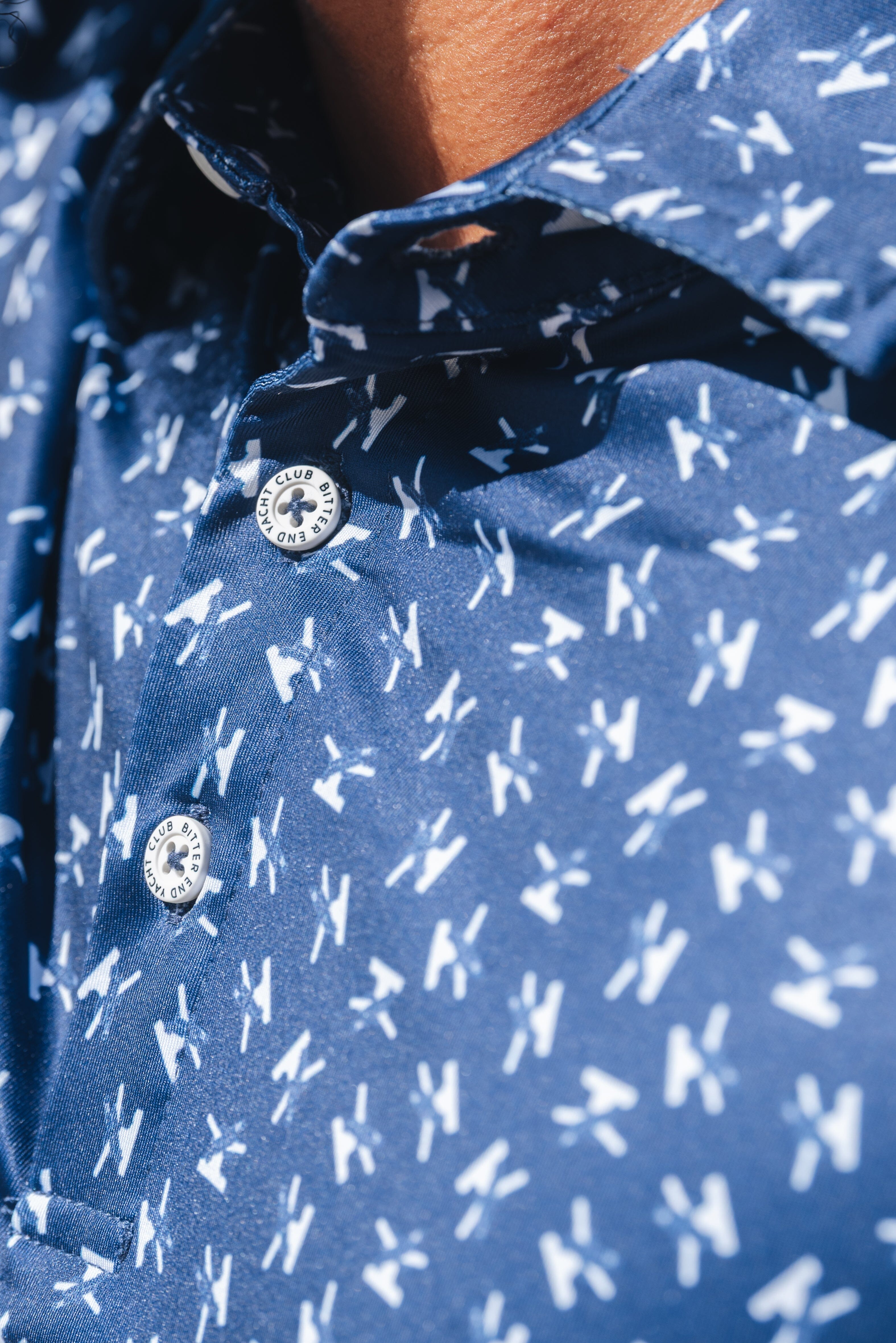 Men's Bitter End Performance Polo | Various Prints-Tops-Bitter End Provisions