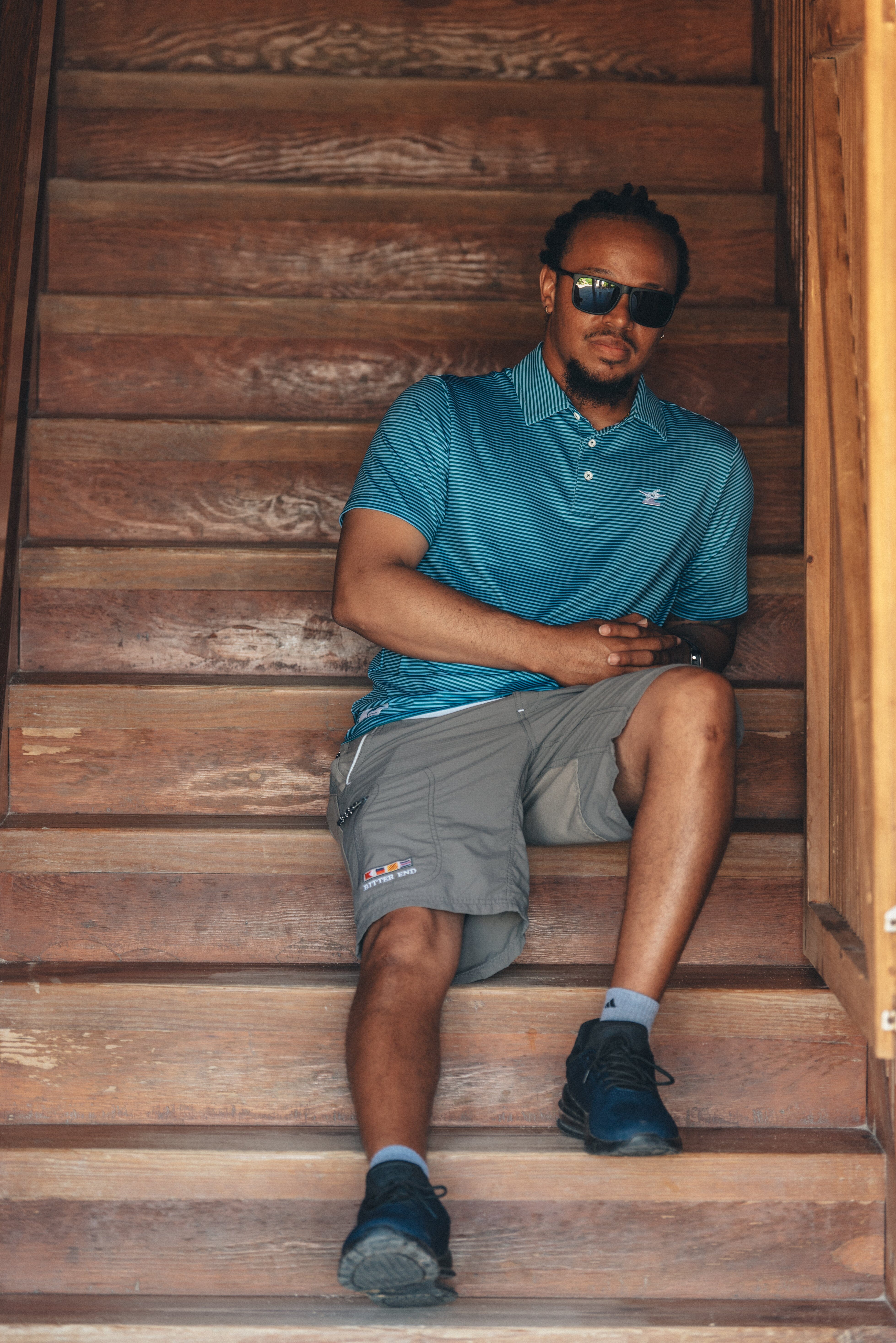 Men's Bitter End Performance Polo | Various Prints-Tops-Bitter End Provisions
