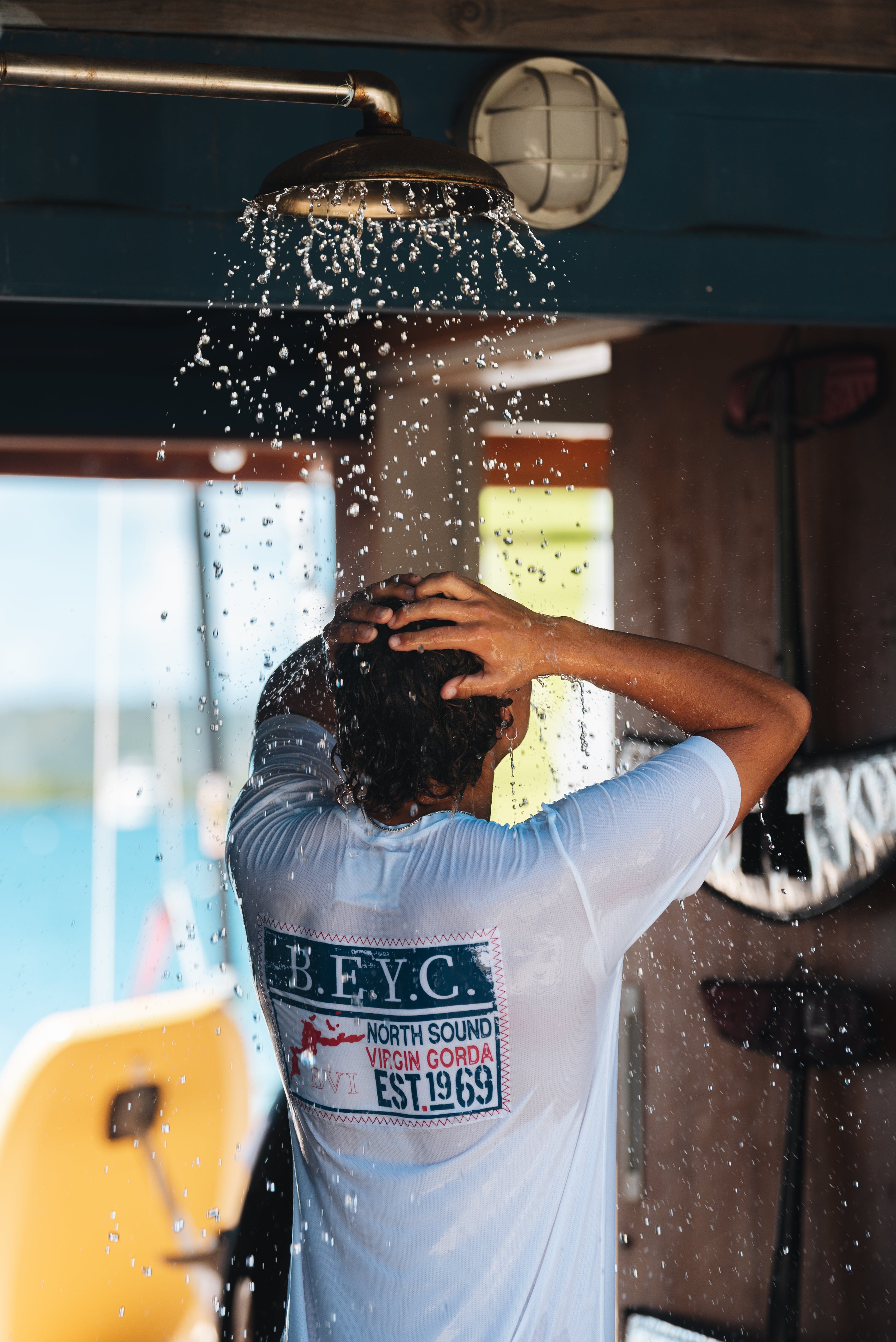 Men's Dritek Map Patch Short Sleeve Tee-Tops-Bitter End Provisions