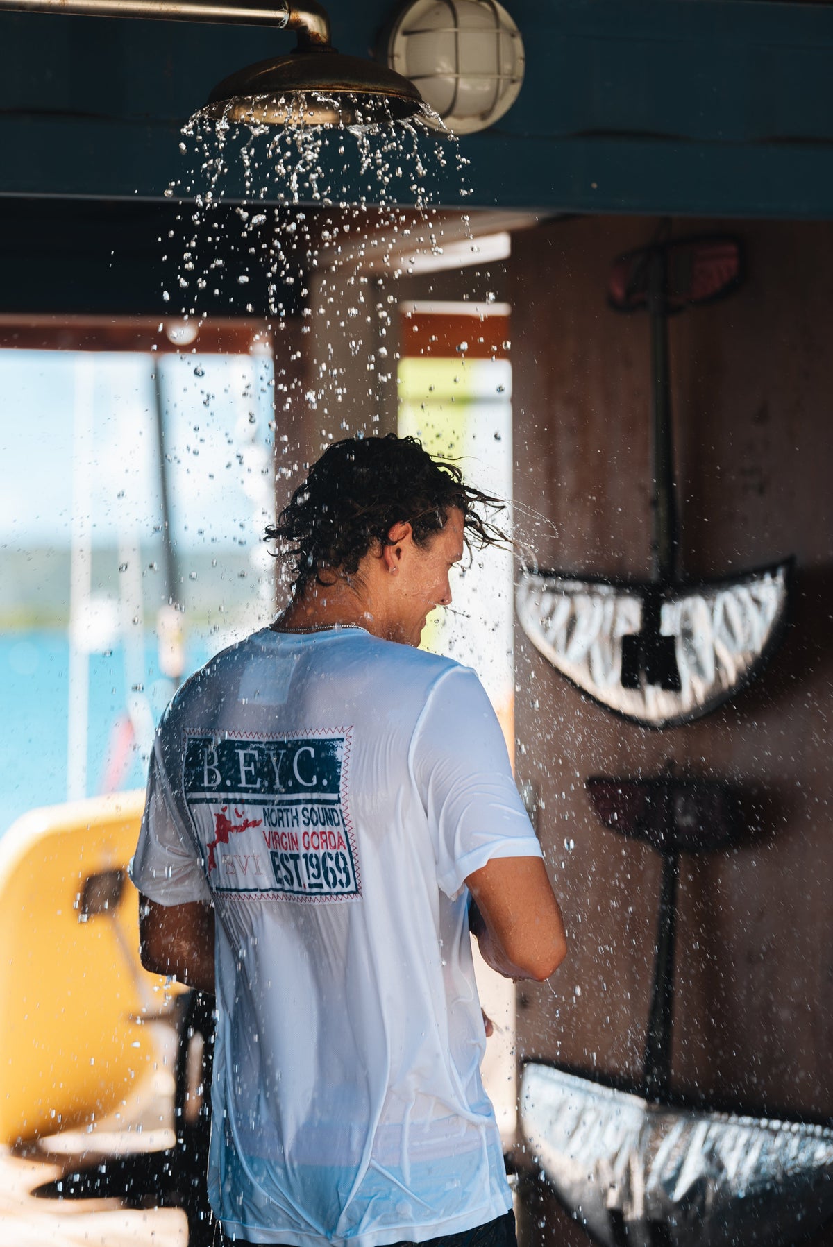 Men's Dritek Map Patch Short Sleeve Tee-Tops-Bitter End Provisions