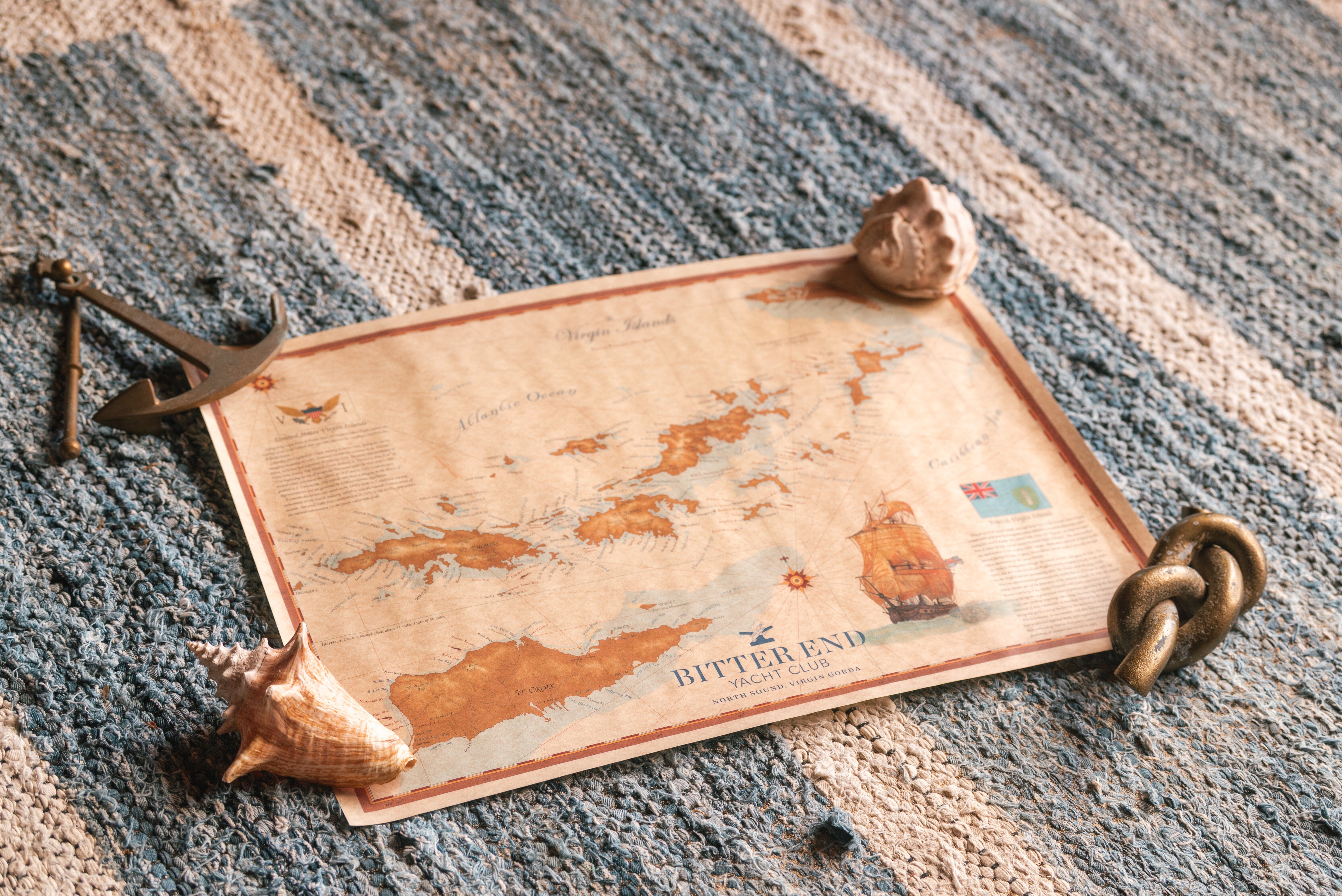 BEYC Logo Virgin Islands Map-Accessories-Bitter End Provisions