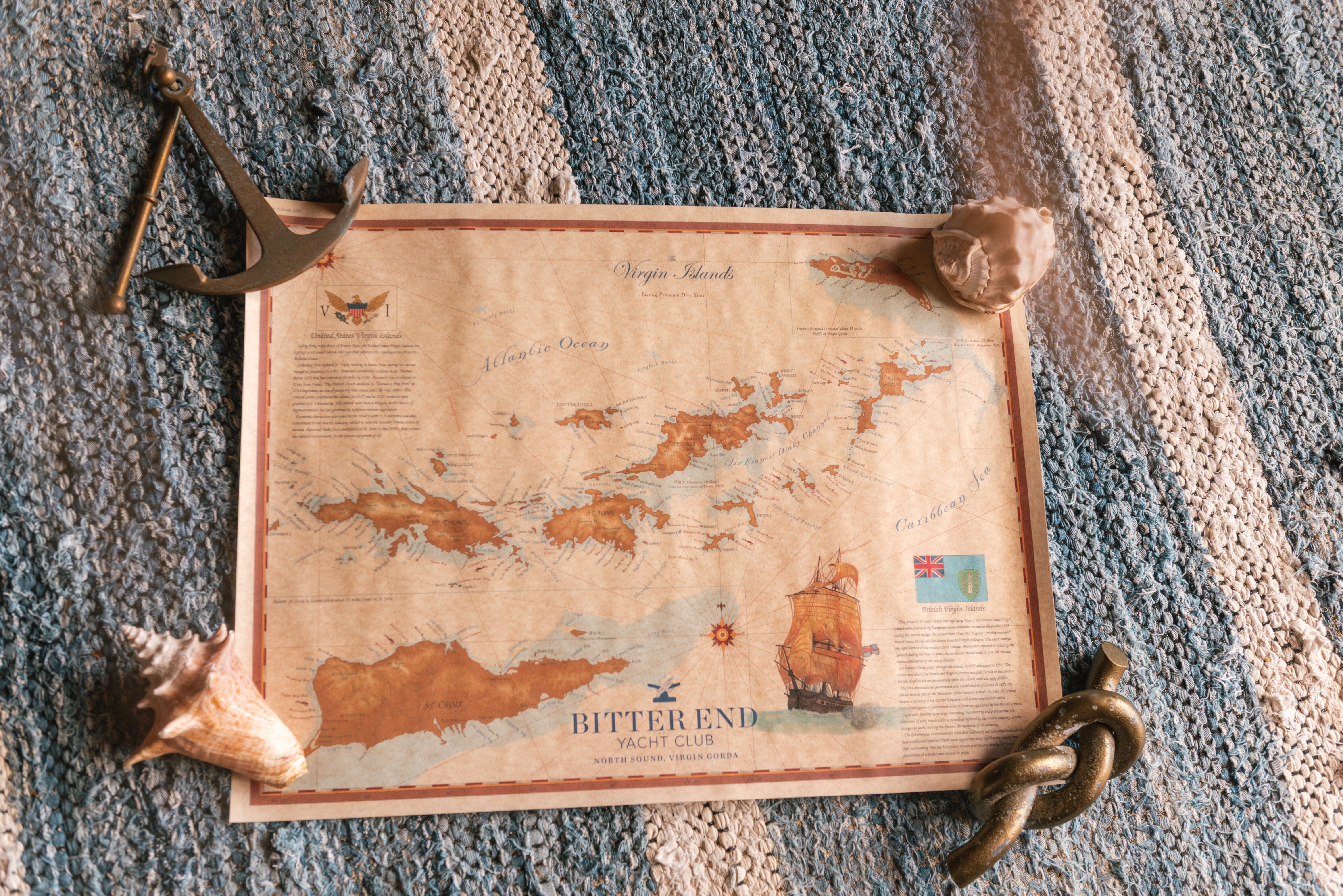 BEYC Logo Virgin Islands Map-Accessories-Bitter End Provisions