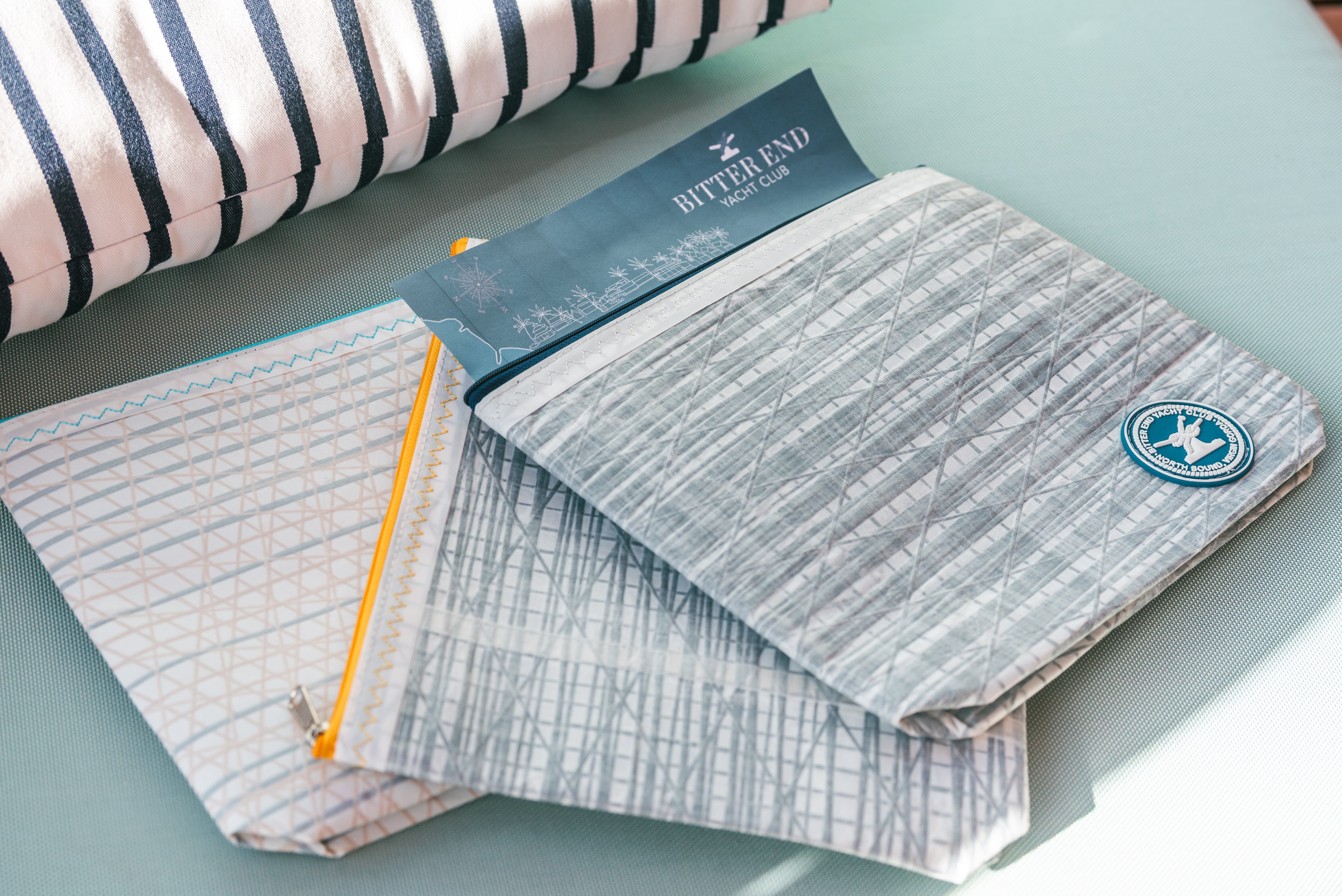 Bitter End Recycled Sail Cloth Zip-Pouch by Doyle Sails-Lunch Boxes & Totes-Bitter End Provisions