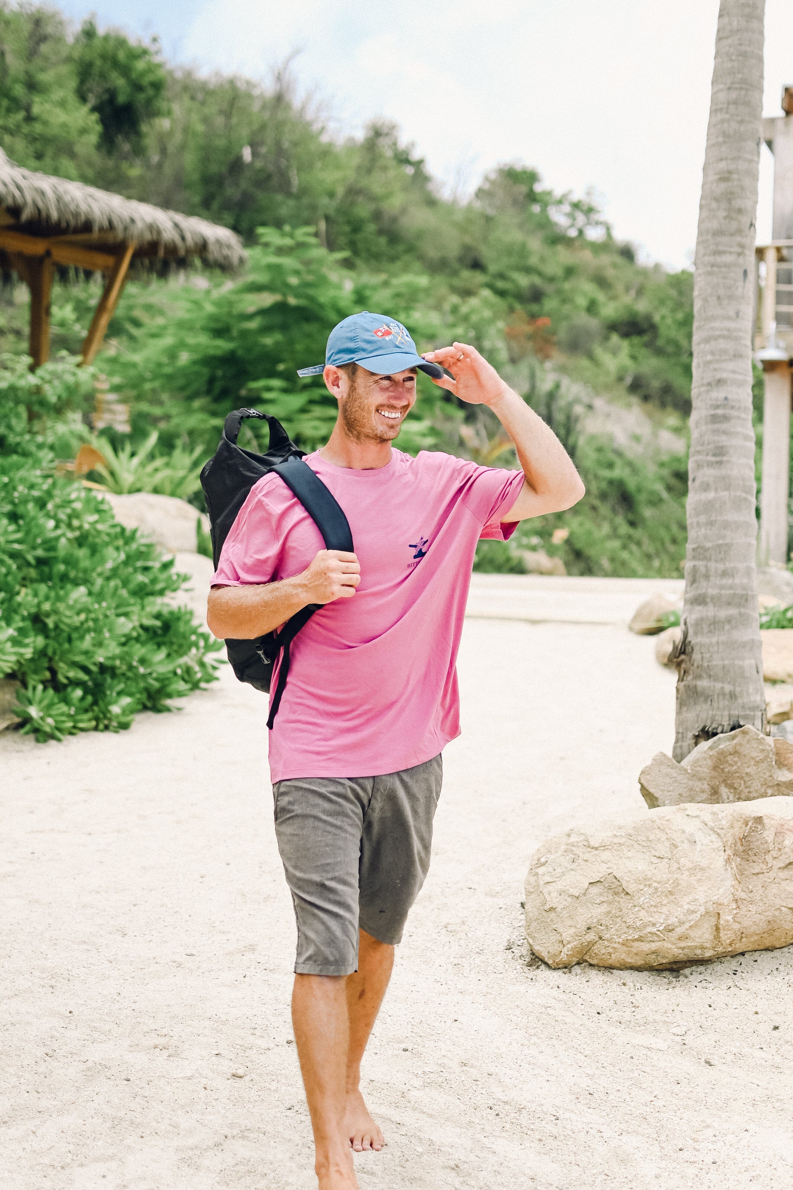 Men's Sunset Sailboat Tee-Tops-Bitter End Provisions