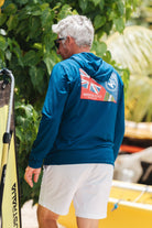 Men's Dritek Hoodie with Rugby Patch-Tops-Bitter End Provisions