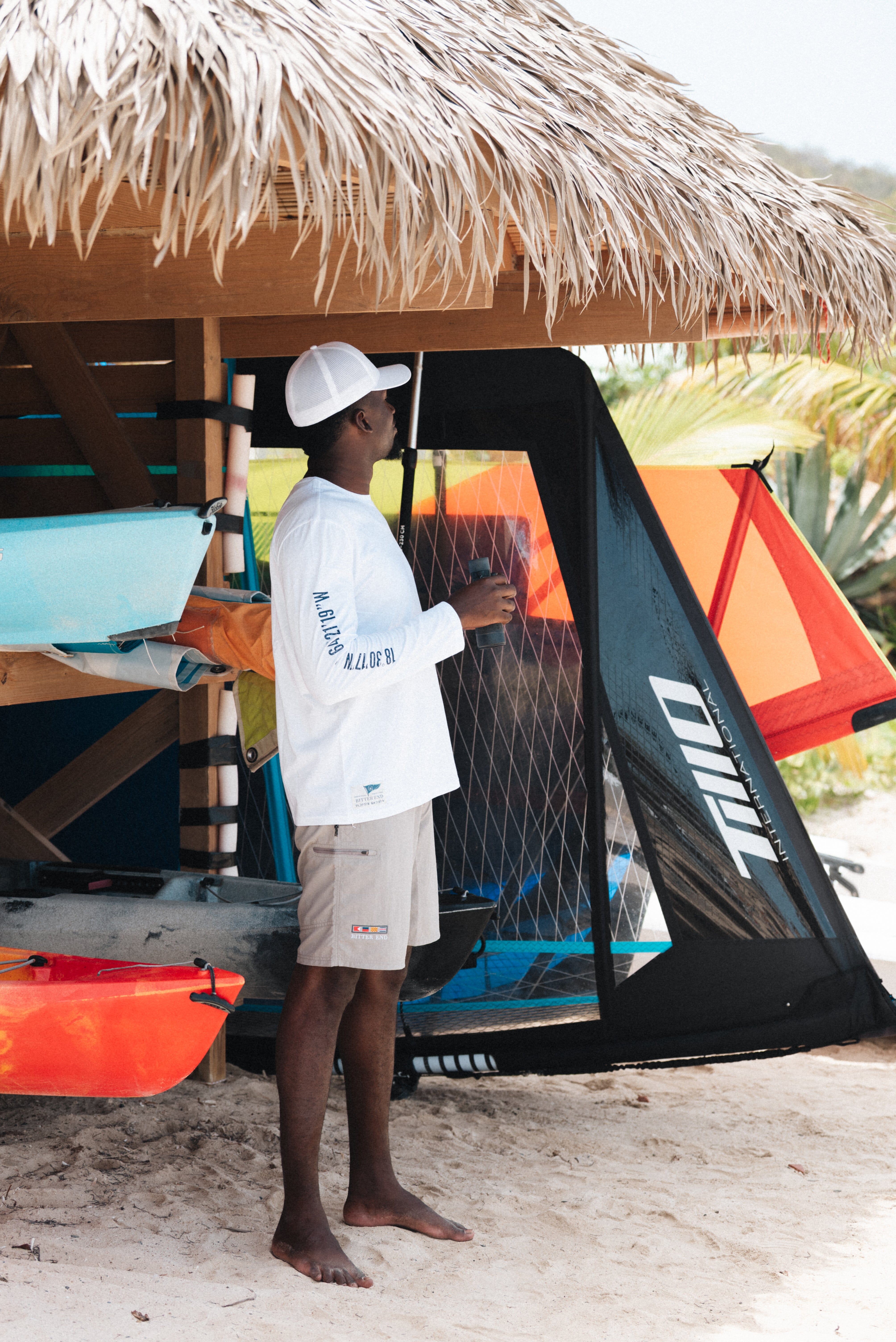 Men's Long Sleeve Watersports Crew Tee | Various Colors-Tops-Bitter End Provisions