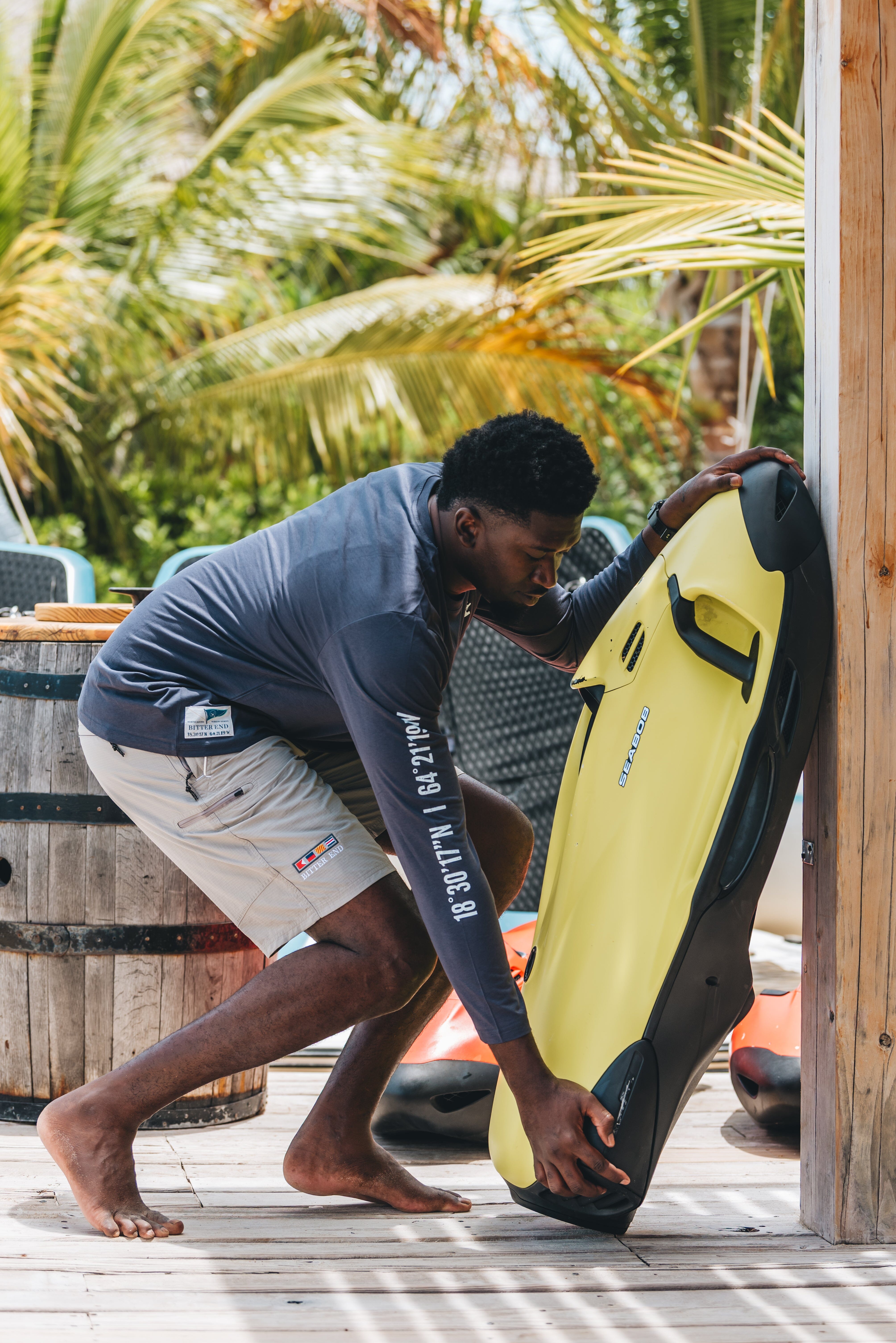 Men's Long Sleeve Watersports Crew Tee | Various Colors-Tops-Bitter End Provisions