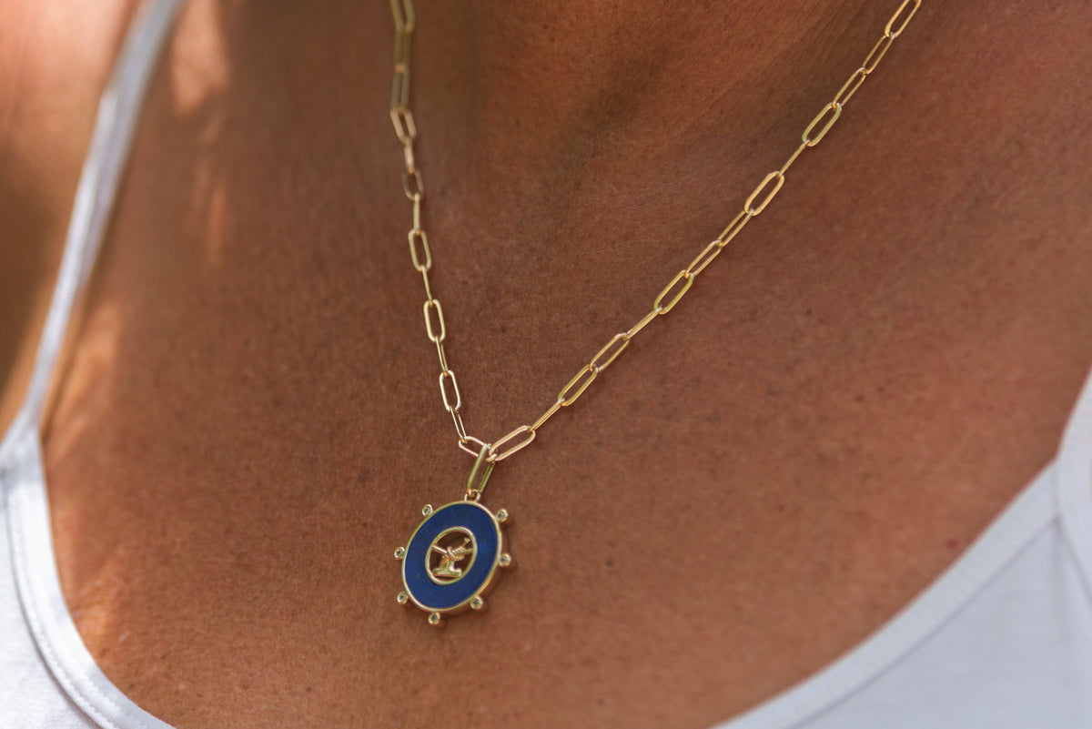 Ship's Wheel Cleat Necklace-Accessories-Bitter End Provisions