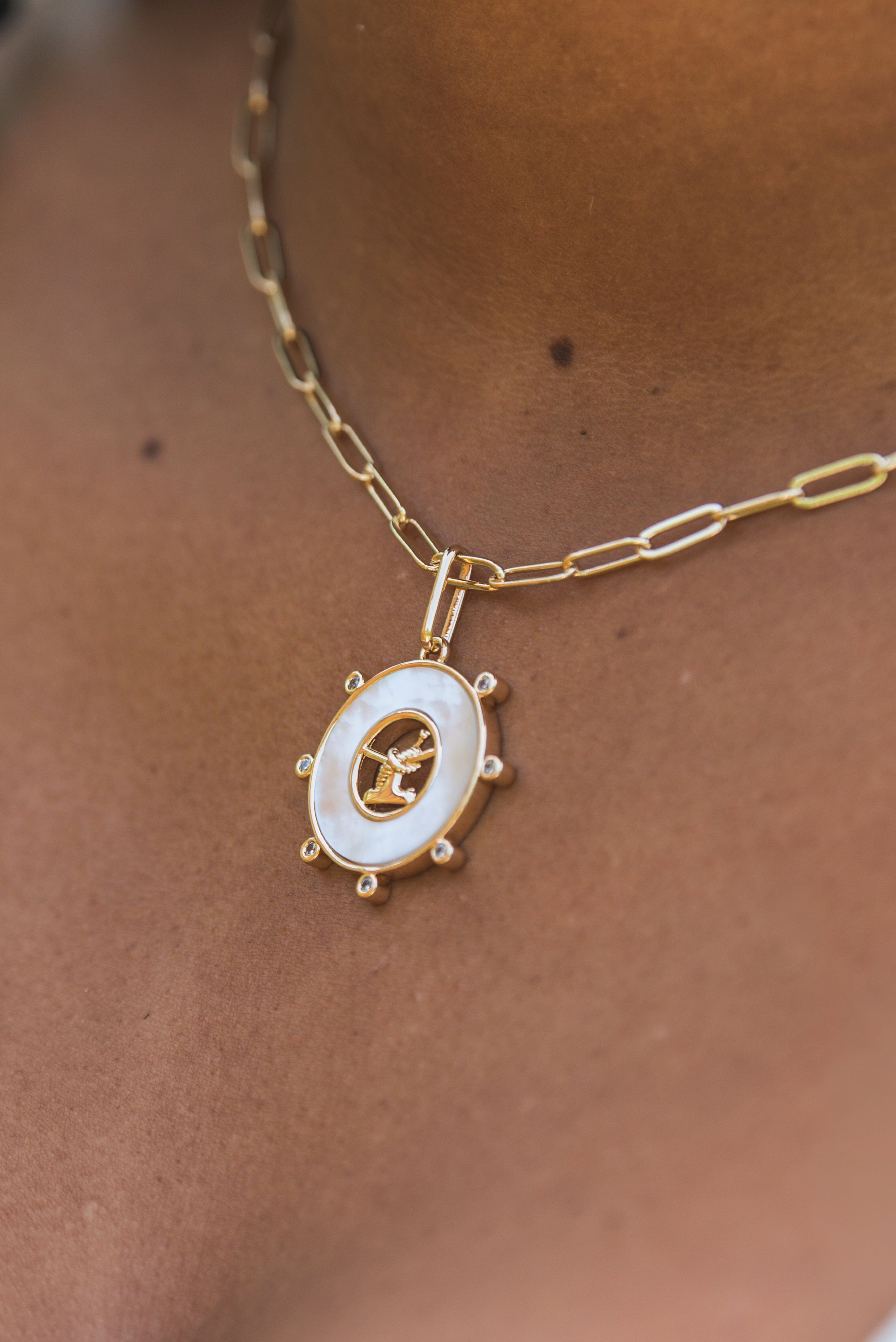 Ship's Wheel Cleat Necklace-Accessories-Bitter End Provisions