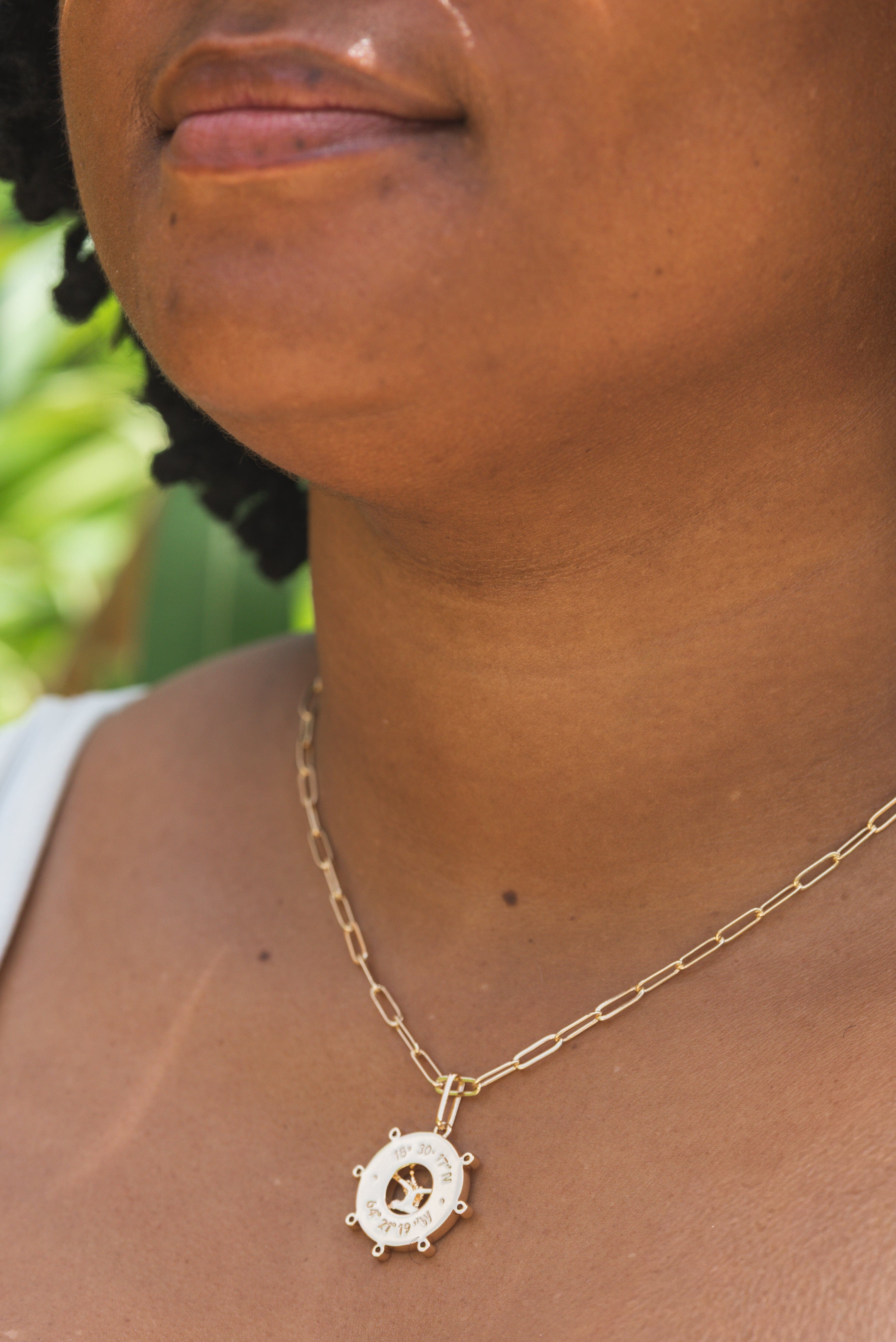 Ship's Wheel Cleat Necklace-Accessories-Bitter End Provisions