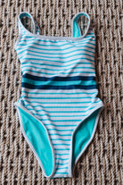 Women's Custom One Piece Swimsuit by Lain Snow-Womens Tops-Bitter End Provisions