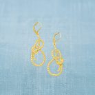 AGA Correa 14K Bowline Dangle Earrings-Accessories-Bitter End Provisions