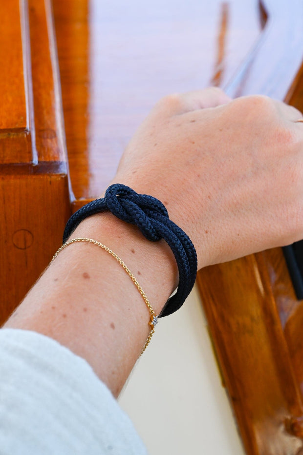 Bitter End Newport Navy Lemon & Line Bracelet-Accessories-Bitter End Provisions