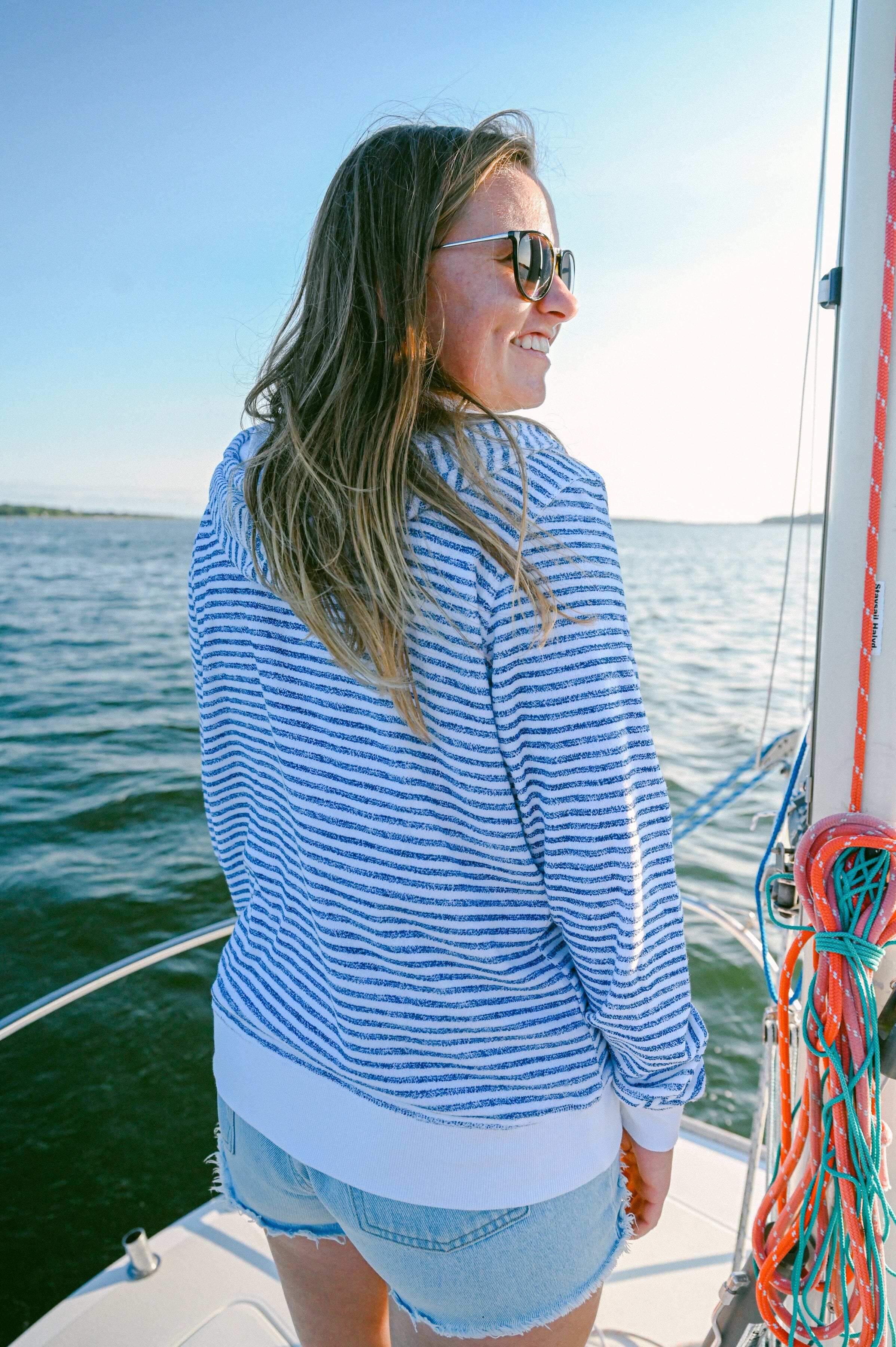 Women's Terry Cloth Hoodie | Various Colors-Tops-Bitter End Provisions