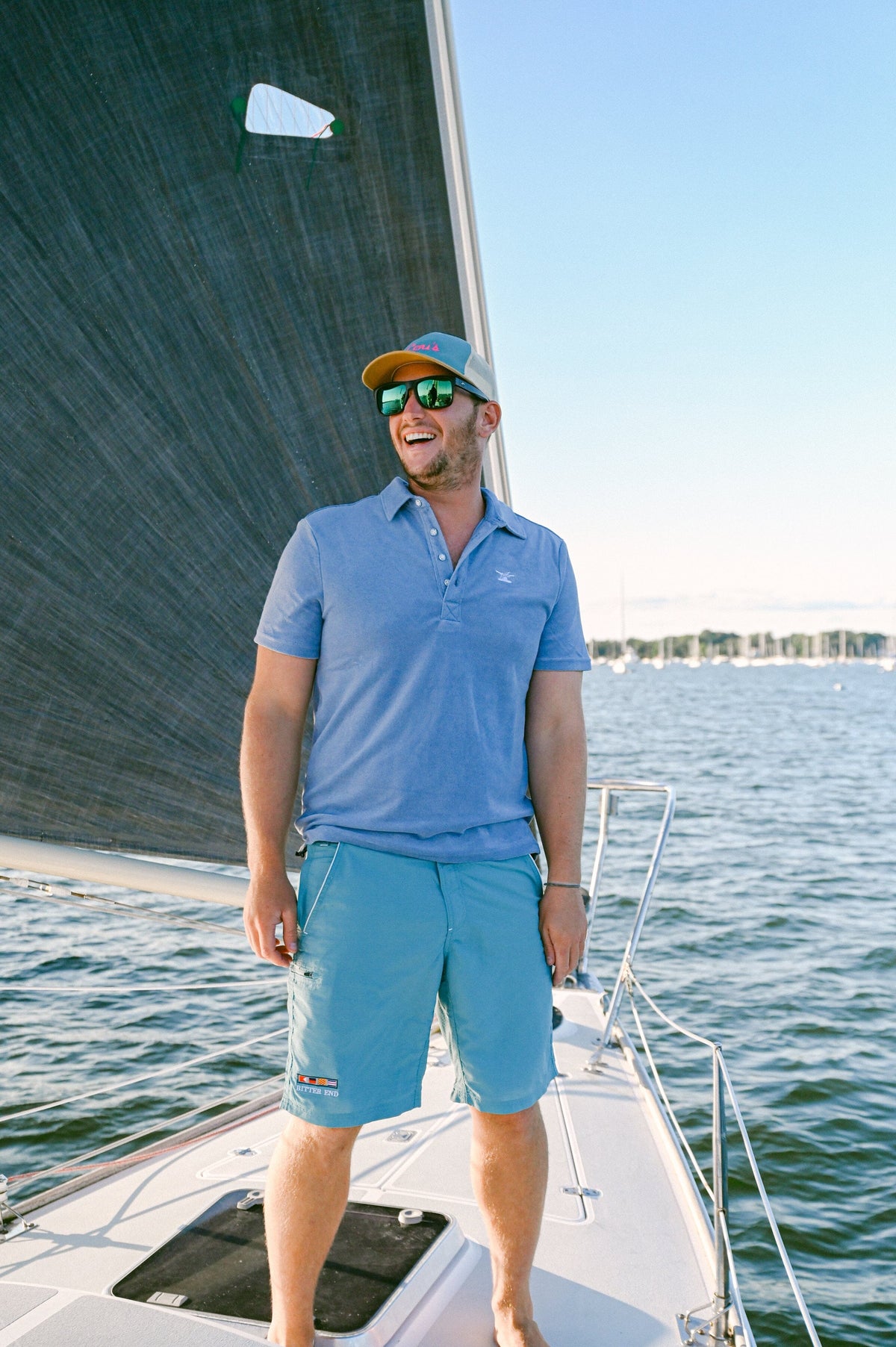 Men's Terry Cloth Short Sleeve Polo I Various Colors-Tops-Bitter End Provisions