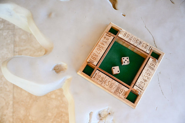 Bitter End Shut The Box 4 Row Game-Bitter End Provisions