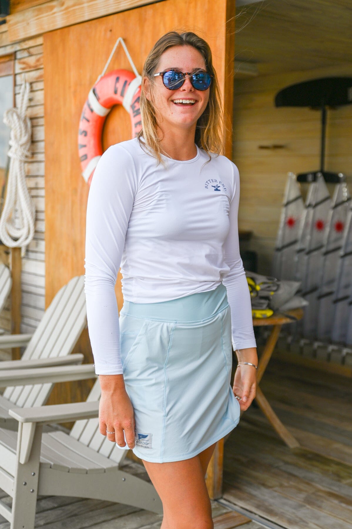 Women's Dritek Skort | Various Colors-Apparel & Accessories-Bitter End Provisions