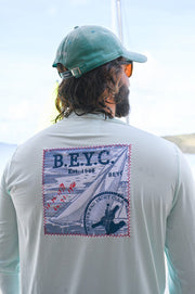 Men's Longsleeve Square Patch Dritek Shirt-BEYC-Apparel & Accessories-Bitter End Provisions