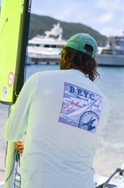 Men's Longsleeve Sailboat Stamp Patch Dritek Shirt-BEYC-Apparel & Accessories-Bitter End Provisions