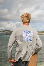 Men's Longsleeve Square Patch Dritek Shirt-BEYC-Apparel & Accessories-Bitter End Provisions