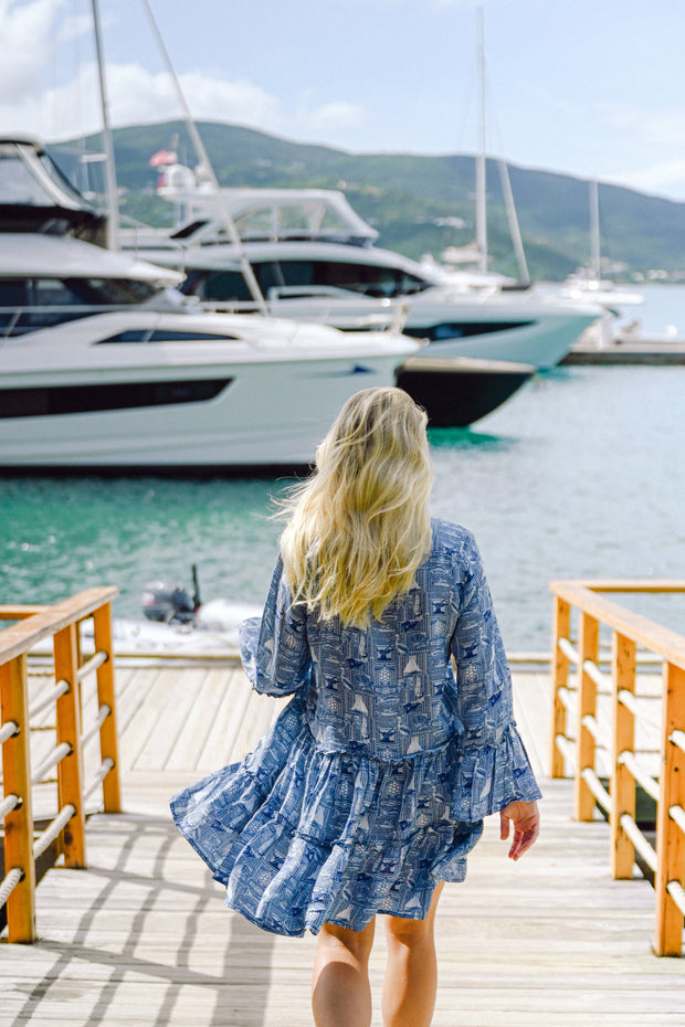 Kenny Flowers Custom BEYC Women's Tunic Dress-Tops-Bitter End Provisions
