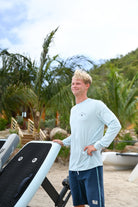 Men's Long Sleeve Cross Flags Patch Dritek-Tops-Bitter End Provisions