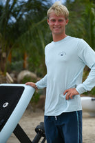 Men's Long Sleeve Cross Flags Patch Dritek-Tops-Bitter End Provisions