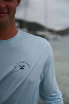 Men's Long Sleeve Cross Flags Patch Dritek-Tops-Bitter End Provisions