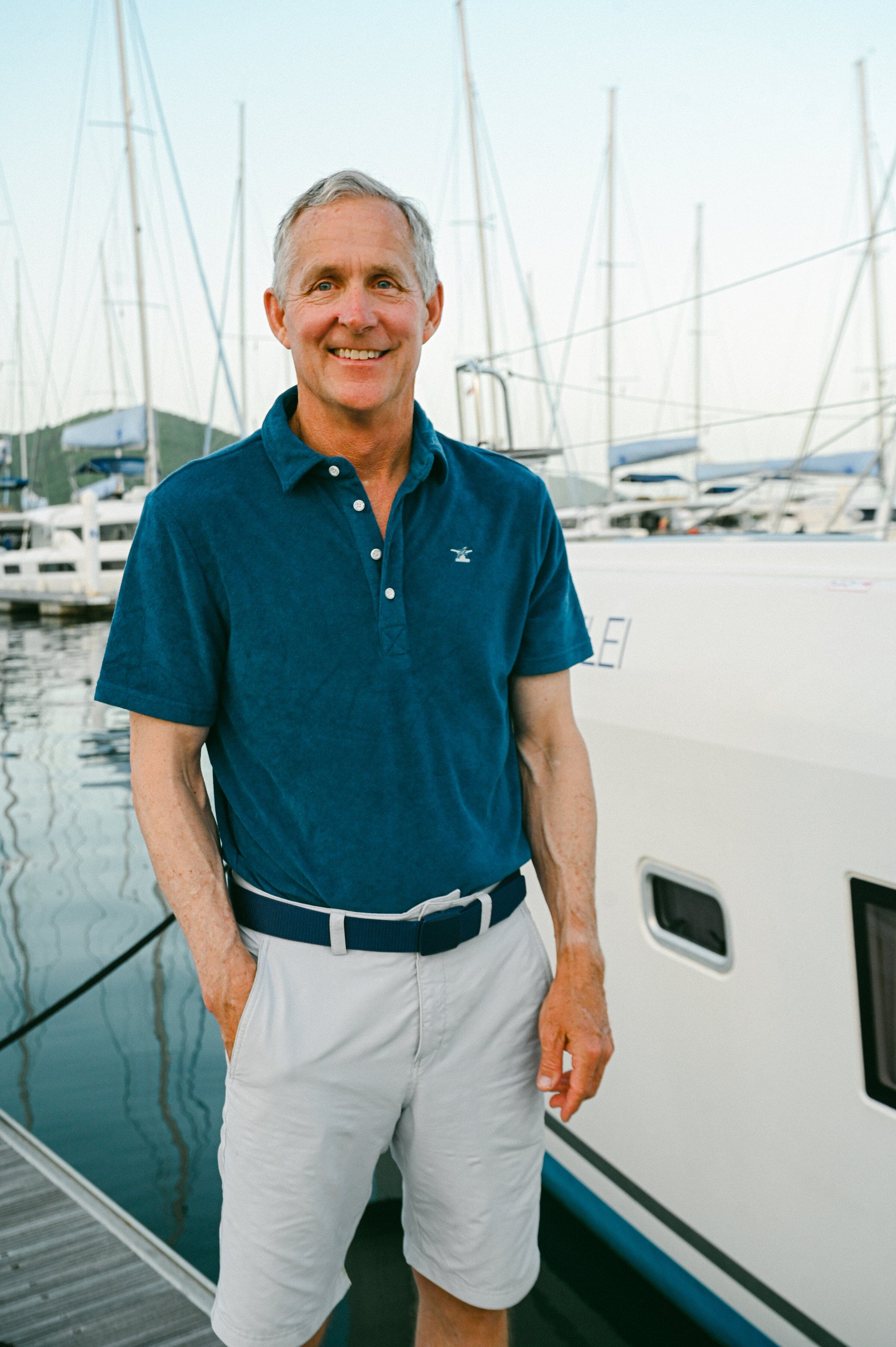 Men's Terry Cloth Short Sleeve Polo I Various Colors-Tops-Bitter End Provisions