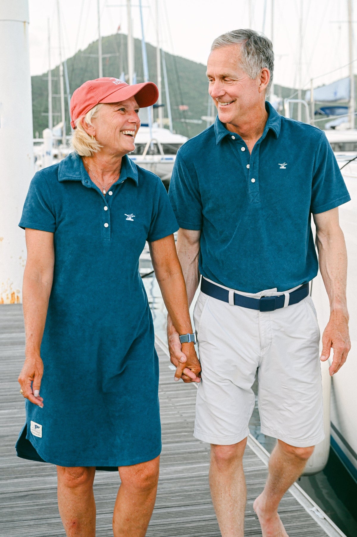 Men's Terry Cloth Short Sleeve Polo I Various Colors-Tops-Bitter End Provisions