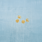 AGA Correa Monkey Fist Miniature Hand Tied 14K Stud Earrings-Accessories-Bitter End Provisions