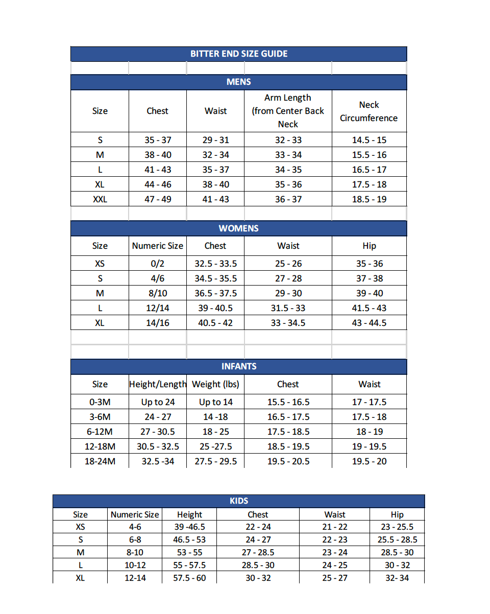 Size Guide