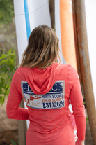 Women's Map Patch Dritek Hoodie Dress| Various Colors-Dresses-Bitter End Provisions
