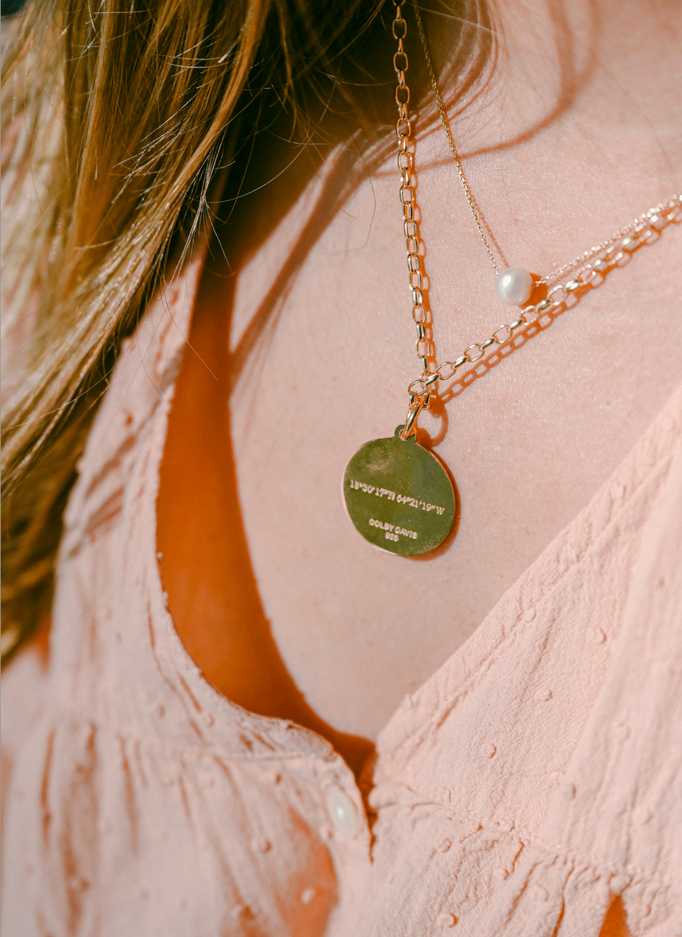 Bitter End Coordinates Cleat Pendant Necklace-Accessories-Bitter End Provisions