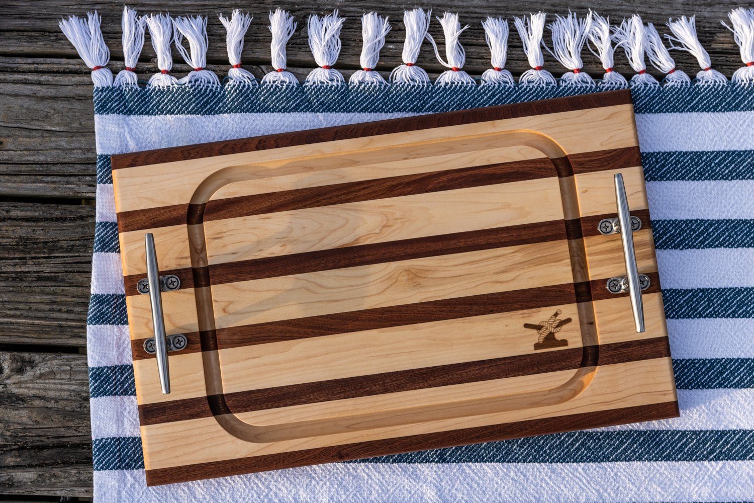Nautical Cleat Steak Board by Soundview Millworks-Accessories-Bitter End Provisions